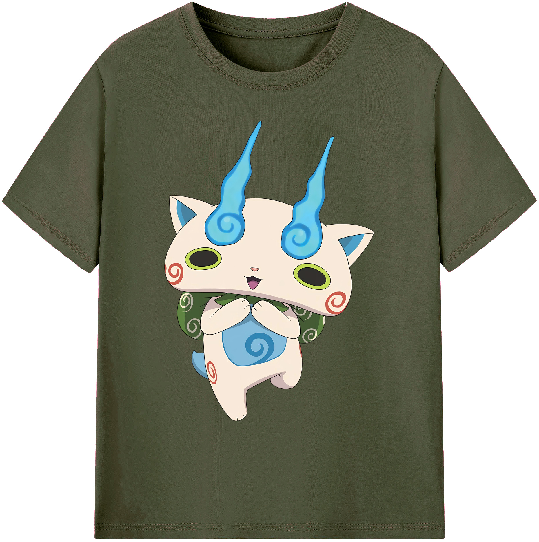 （画像用） 妖怪ウォッチ Yo-kai Watch 綿100％ メンズ半袖Tシャツ｜肌触りやわらか＆通気性